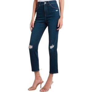 Express Super High Rise Slim Dark Wash Jeans Size 8